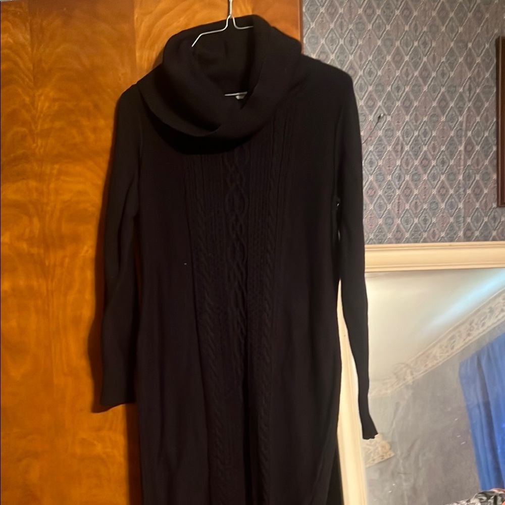 Dockers Black Cowl Neck Sweater